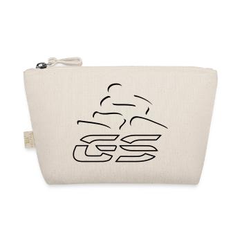Logo GS driver no. 8 | Black - Organic Pouch - nature - Front