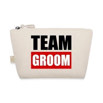 Team groom - Organic Pouch - nature - Front