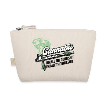 Colors can be changed | Cannanis Inhale Exhale - Organic Pouch - nature - Front