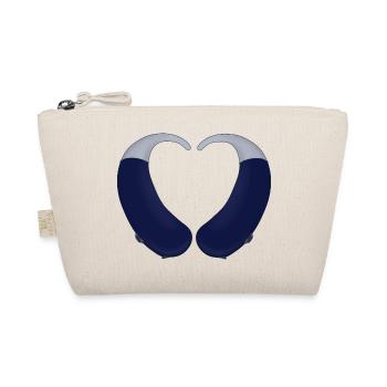 Heart and Hearing Aid - Organic Pouch - nature - Front