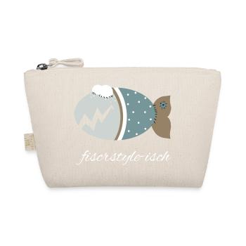 Kuschelfisch Zombiefisch fischstyle-isch - Bio-Täschchen - Natur - Vorne