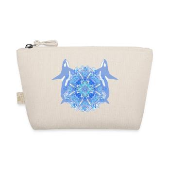Dolphin Kaleidoscope 04 - Organic Pouch - nature - Front
