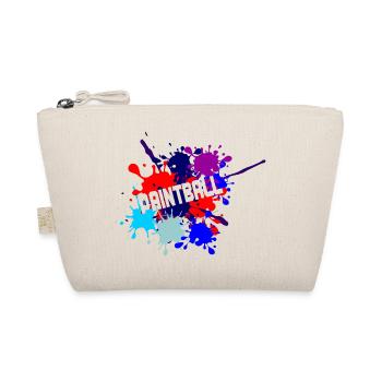 Paintball text cut out - Organic Pouch - nature - Front