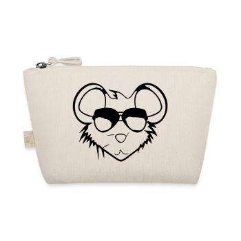 Souris avec lunettes de soleil Illustration Cadeau - Trousse biologique - nature - Devant