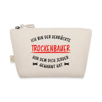 Trockenbauer Lustiger Spruch Handwerker Geschenk - Bio-Täschchen - Natur - Vorne