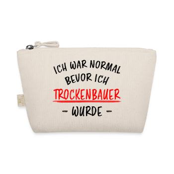 Trockenbauer Lustiger Spruch Handwerker Geschenk - Bio-Täschchen - Natur - Vorne