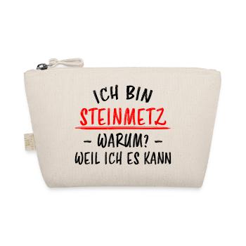 Steinmetz Lustiger Spruch Steinbildhauer Geschenk - Bio-Täschchen - Natur - Vorne