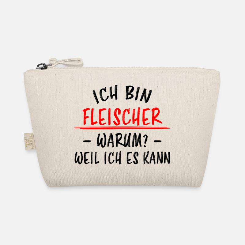 Fleischer Metzger Beruf Lustiger Spruch Geschenk Bio-Täschchen