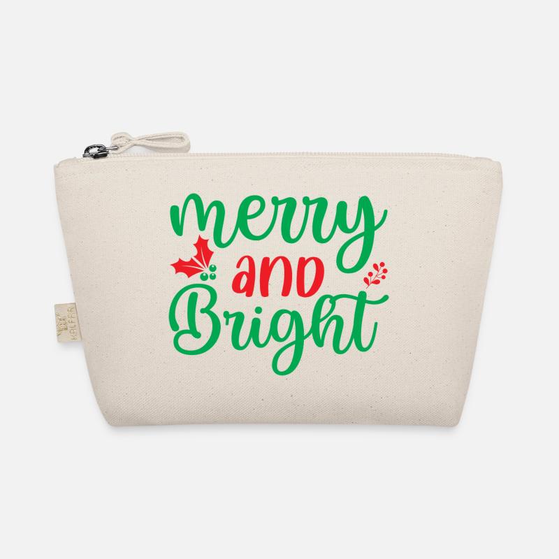 fröhlich und hell - Weihnachtsfeier Bio-Täschchen