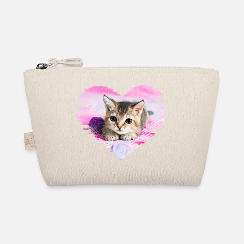 doux chaton dans un cœur Trousse biologique