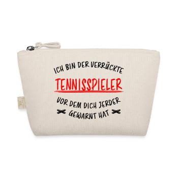 Tennis Lustiger Spruch Fun Tennisspieler Geschenk - Bio-Täschchen - Natur - Vorne