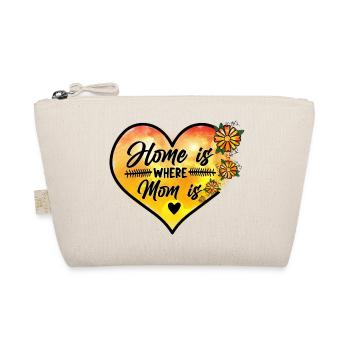 Proud Mom Mother MomMy Life's Work Kids Child - Organic Pouch - nature - Front