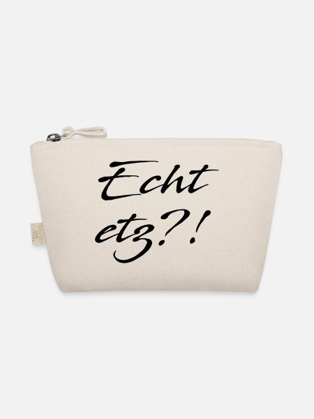 Echt etz? - Bio-Täschchen - Natur - Vorne