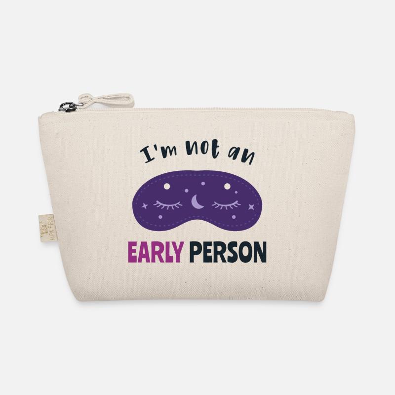Ich bin kein Frühaufsteher Bio-Täschchen