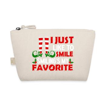 4 I just like to smile smilings my favorite - Organic Pouch - nature - Front