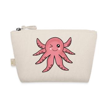 Kawaii Tiere Oktopus - Bio-Täschchen - Natur - Vorne