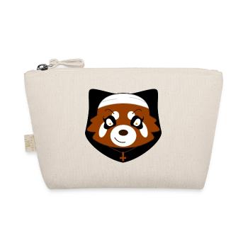 Red panda disguised as a nun for Halloween - Organic Pouch - nature - Front