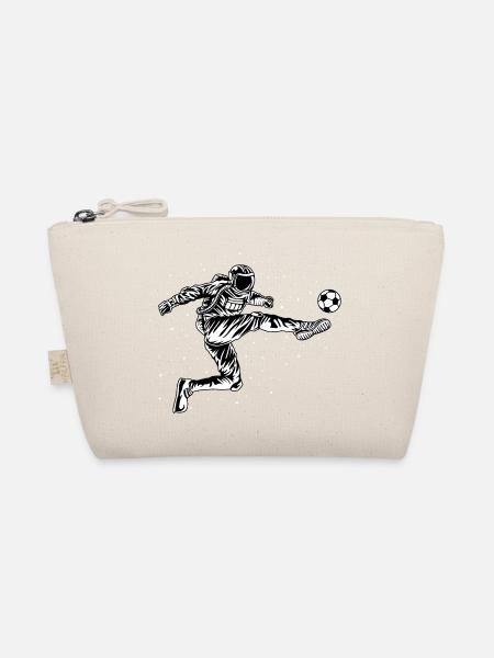Astronaut Gate Manufacturer Athlete Gift - Organic Pouch - nature - Front