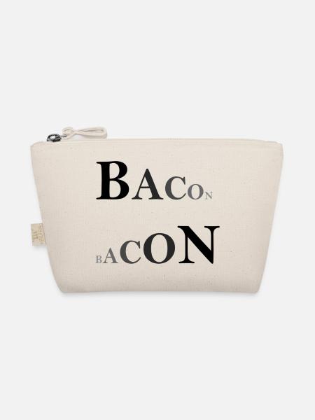 Bacon doppelt - Bio-Täschchen - Natur - Vorne