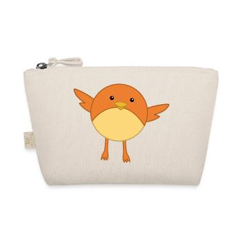 Oiseau Orange Cute - Trousse biologique - nature - Devant