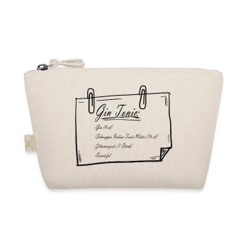 Cocktail Recipe T shirt Design - Organic Pouch - nature - Front