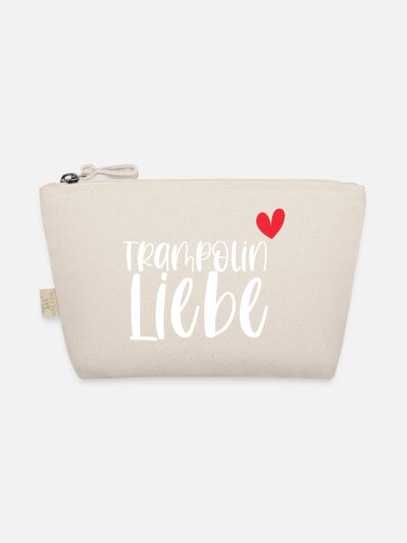 Trampolin Liebe Springen Hobby Geschenk - Bio-Täschchen - Natur