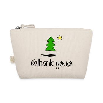 Thank you for Christmas - Organic Pouch - nature - Front