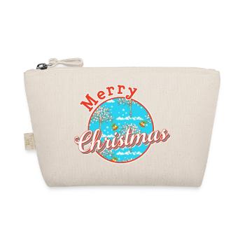 Merry christmas xmas - Organic Pouch - nature - Front