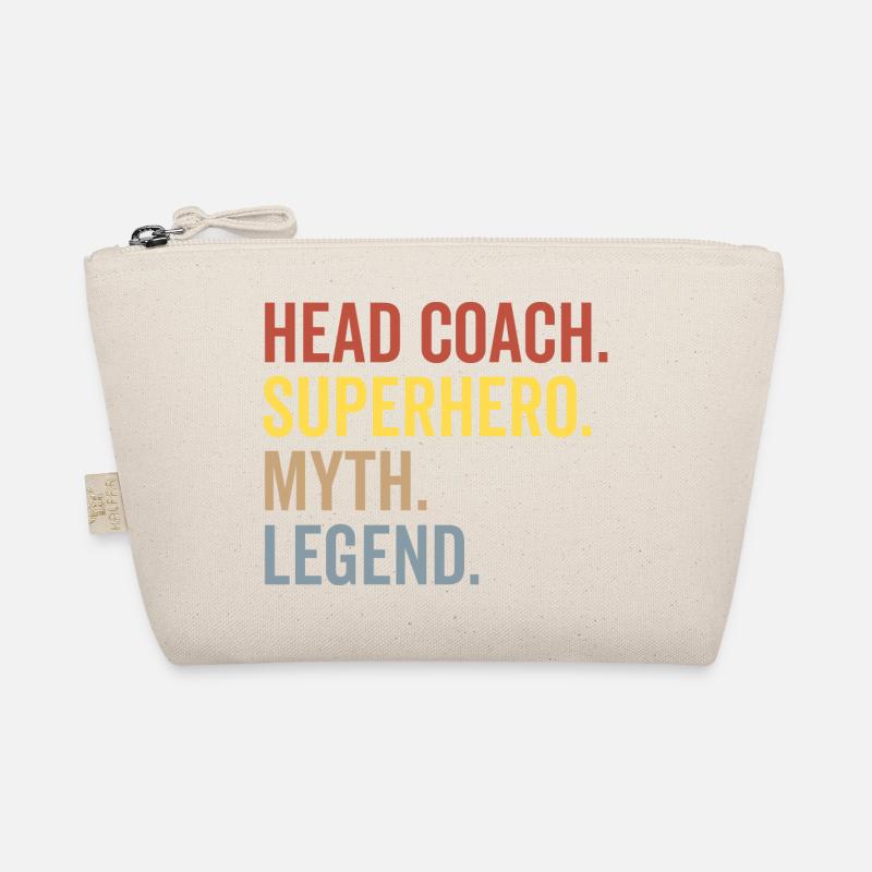 Head Coach Superheld Mythos Legende Bio-Täschchen