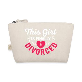 This Girl Is Finally Divorced Ex-Wife Divorce Divo - Organic Pouch - nature - Front