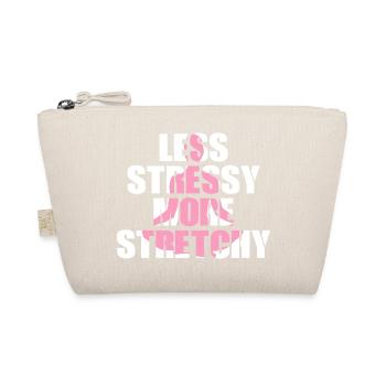 Less Stressy More Stretchy Meditation Yoga - Bio-Täschchen - Natur - Vorne