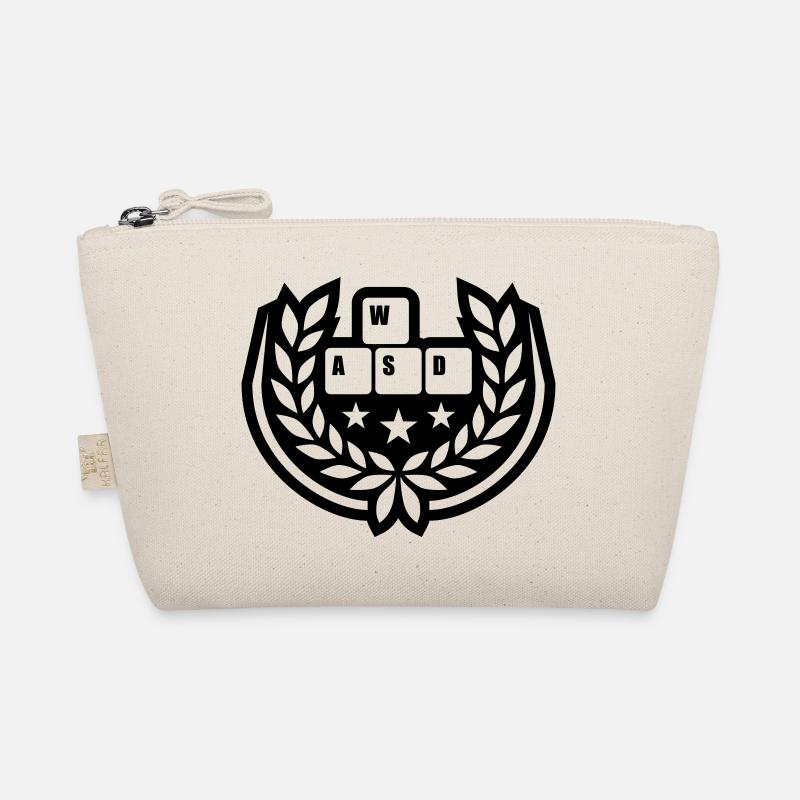 Computer WASD laurel wreath stars Organic Pouch