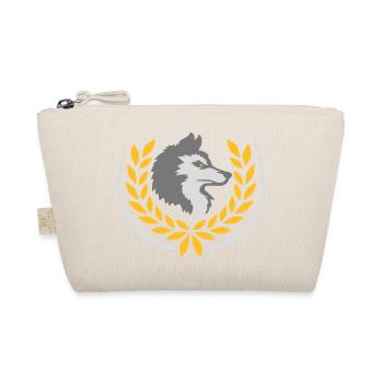 Laurel Wreath Bad Wolf Logo - Organic Pouch - nature - Front