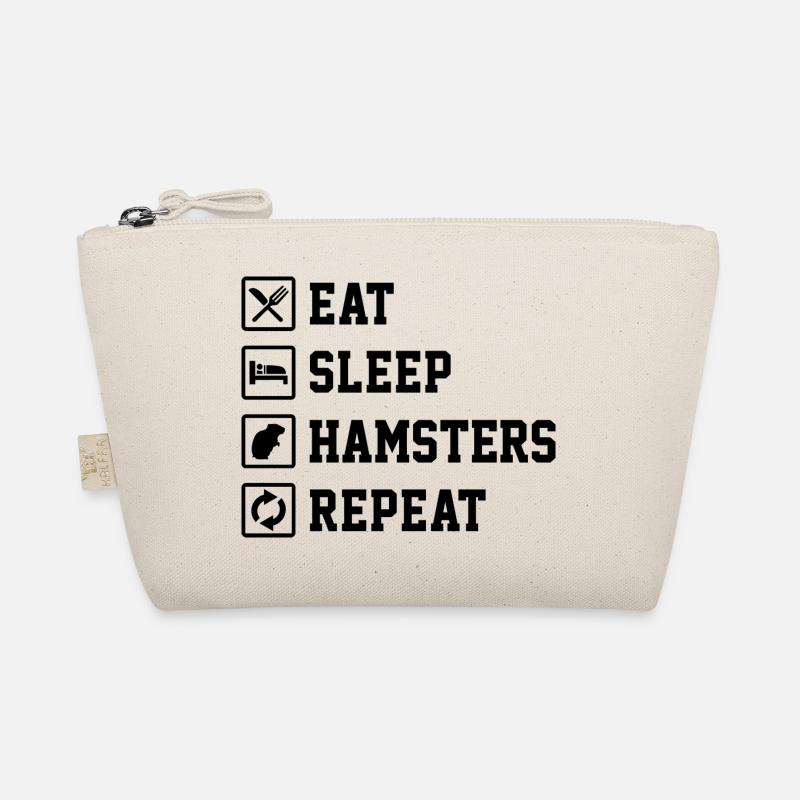Eat Sleep Hamsters Repeat Hamster Owner Hamster Lo Bio-Täschchen