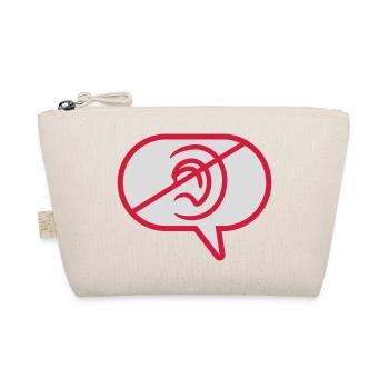 N’entendez pas la bulle de symbole - Trousse biologique - nature - Devant