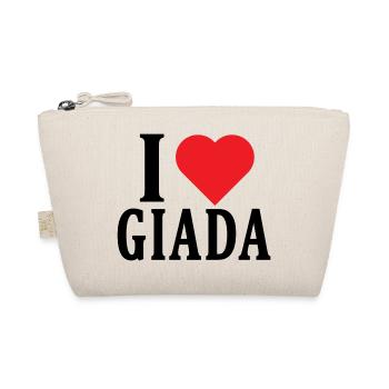 t-shirt J’adore Giada idée cadeau t-shirt - Trousse biologique - nature - Devant
