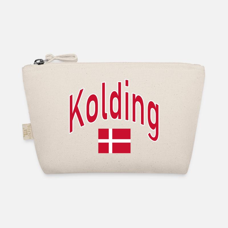Kolding Denmark flag Organic Pouch