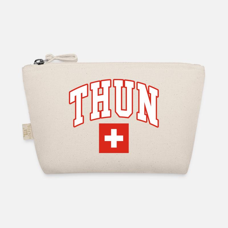 Thun schweiz flagge - Bio-Täschchen - Natur