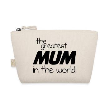 La plus grande maman du monde - Black - Trousse biologique - nature - Devant