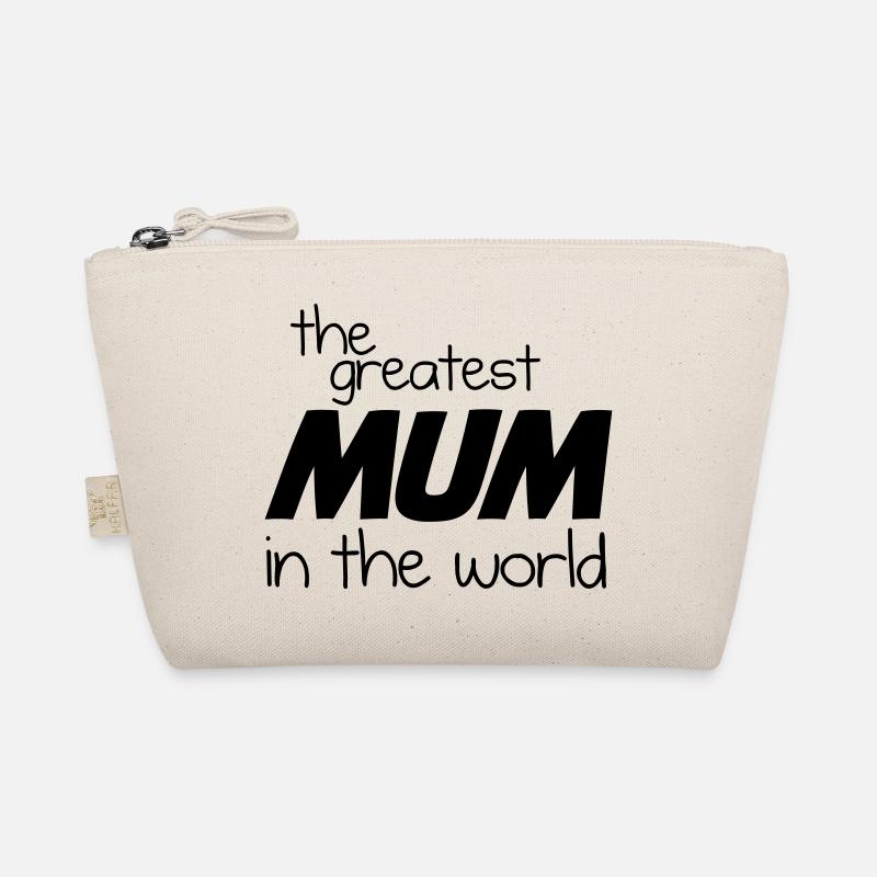 Die größte Mutter der Welt - Schwarz Bio-Täschchen