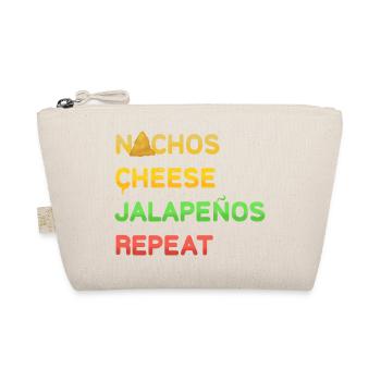 NACHOS Cheese Jalapenos répéter Design - Trousse biologique - nature - Devant