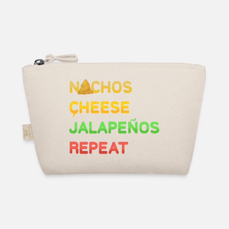 NACHOS Cheese Jalapenos répéter Design Trousse biologique