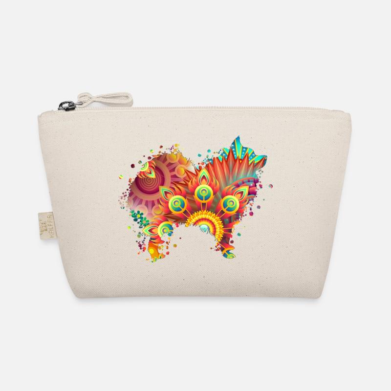 German Spitz Deutscher Spitz Hund Design Hunde - Bio-Täschchen - Natur