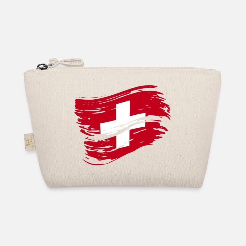 Schweiz Fahne - Schweizer Flagge Bio-Täschchen