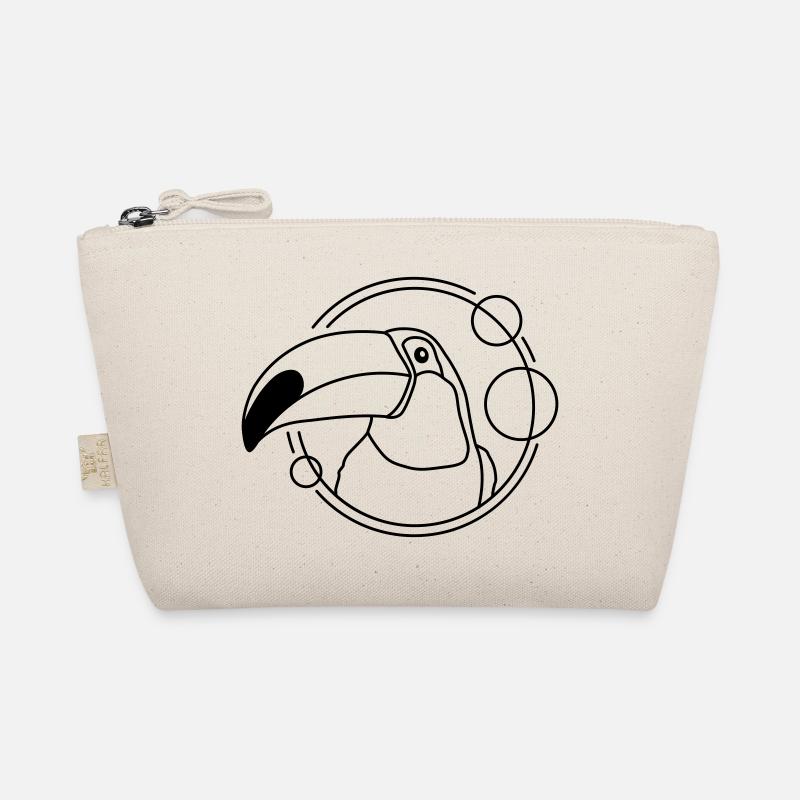 Toucan in geometric design - Organic Pouch - nature