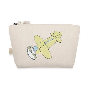 Airplane Comic - Organic Pouch - nature - Front