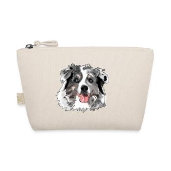 Border Collie - Bio-Täschchen - Natur - Vorne