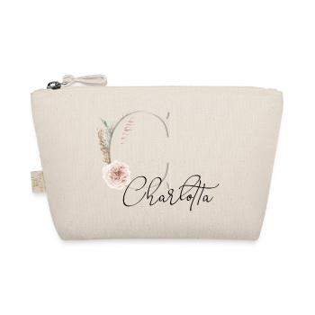 Charlotta! Name Boho - Organic Pouch - nature - Front