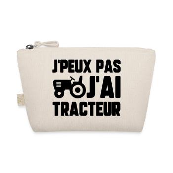J’peux pas j’ai tracteur - Trousse biologique - nature - Devant