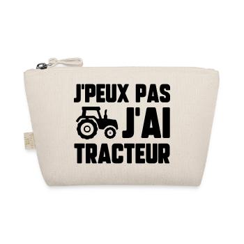 J’peux pas j’ai tracteur - Trousse biologique - nature - Devant
